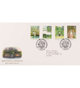 Grobritannien Nr. 962-965 FDC Ersttagsbrief Grten