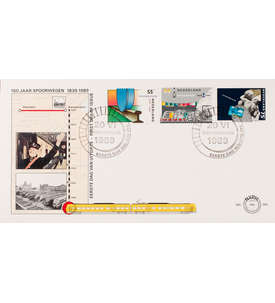 Niederlande Nr. 1366-1368 FDC Ersttagsbrief Eisenbahn