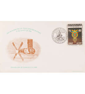 Chile Nr. 954 FDC Ersttagsbrief Fernmeldetag