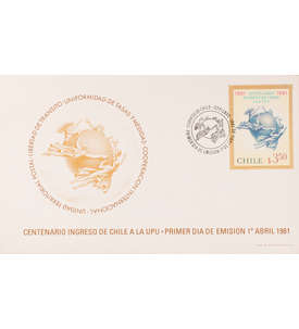 Chile Nr. 952 FDC Ersttagsbrief UPU