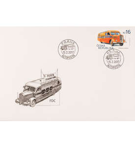 Tschechische Republik Nr. 914 FDC Ersttagsbrief Auto Postbus