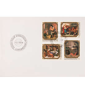 Luxemburg Nr. 1100-1103 FDC Ersttagsbrief Gemlde