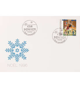 Luxemburg Nr. 1408 FDC Ersttagsbrief Weihnachten