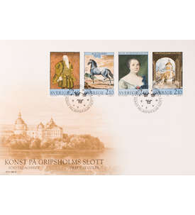 Schweden Nr. 1446-1449 FDC Ersttagsbrief Kunst Gemlde