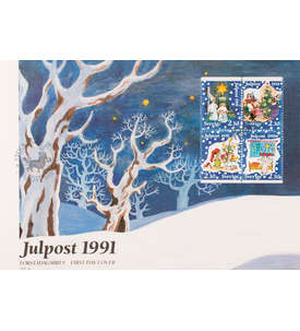 Schweden Nr. 21692-1695 FDC Ersttagsbrief Weihnachten Kinder