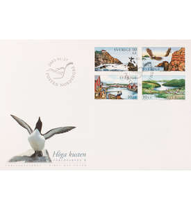 Schweden Nr. 2453-2456 FDC Ersttagsbrief UNESCO Welterbe Vgel