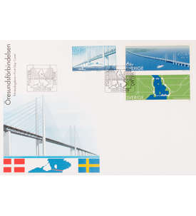 Schweden Nr. 2176-2178 FDC Ersttagsbrief Brcken