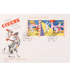 Schweden Nr. 1450-1452 FDC Ersttagsbrief Zirkus