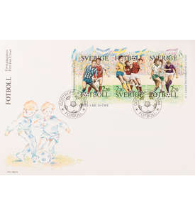 Schweden Nr. 1505-1507 FDC Ersttagsbrief Fuball