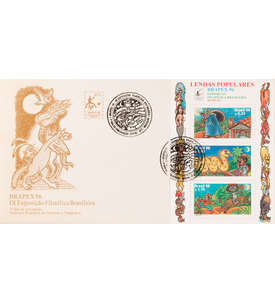 Brasilien Block 104 FDC Ersttagsbrief Briefmarkenausstellung
