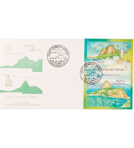 Brasilien Block 91 FDC Ersttagsbrief Briefmarkenausstellung Tourismus