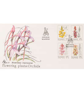 Transkei Nr. 279-282 FDC Ersttagsbrief Orchideen