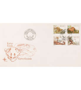 Sdafrika Nr. 622-625 FDC Ersttagsbrief Prhistorische Tiere