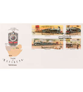 Bophuthatswana Nr. 265-268 FDC Ersttagsbrief Eisenbahn