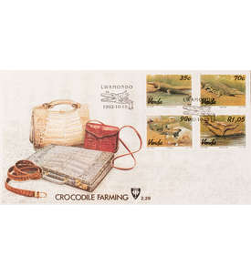 Venda Nr. 246-249 FDC Ersttagsbrief Tiere Krokodile