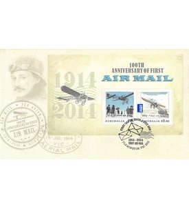 Australien Block 216 FDC Ersttagsbrief Flugzeuge