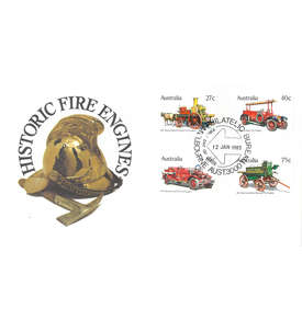 Australien Nr. 820-823 FDC Ersttagsbrief Feuerwehr