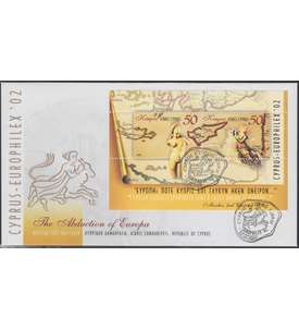 Zypern Block 23 FDC Ersttagsbrief  Briefmarkenausstellung