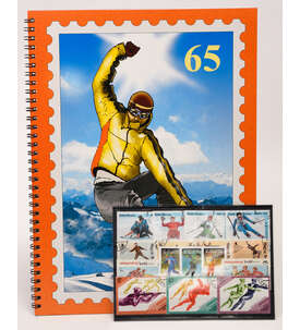Spezial-Einsteckbuch 10 Seiten A4 mit Motivkollektion-Wintersport