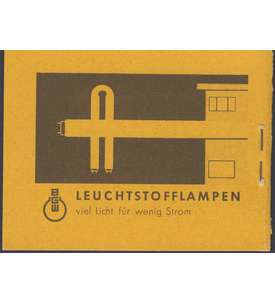DDR Markenheft Nr. 2 ca 1 Fünfjahrplan 1957 postfrisch **