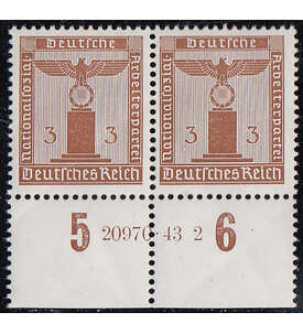 Deutsches Reich Dienstmarke Nr. 156y postfrisch ** HAN Hausauftragsnummer
