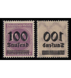 Deutsches Reich Nr. 289 postfrisch ** mit Abklatsch des Aufdruckes