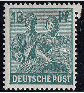 Alliierte Besetzung Nr. 949 postfrisch ** fehlendes Zahnloch