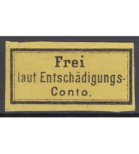Deutsches Reich Gebhrenzettel Nr. I ungestempelt