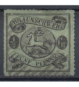 Braunschweig Nr.11 B mit Stempel ohne Obligo