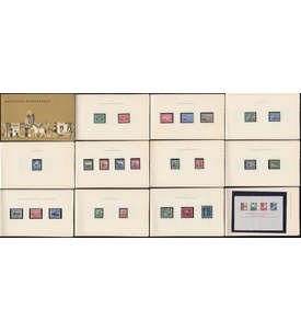 BRD Bund Verkehrsausstellungsblock 1953 im Geschenkheft