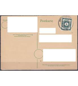 SBZ Nr. 43 C auf Postkarte geprft und signiert Busch