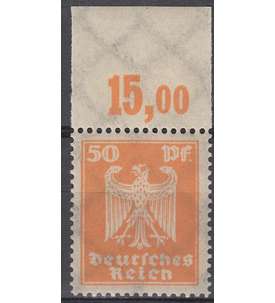 Deutsches Reich Nr. 361 postfrisch ** 50 Pfennig Reichsadler Oberrand