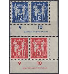 DDR Nr. 243-244 DZ postfrisch ** Druckereizeichen