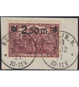 Deutsches Reich Nr. 118 a gestempelt geprft+signiert Briefstck