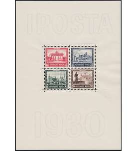 Deutsches Reich Block 1 postfrisch ** mit Haftstellen auf 2 Marken