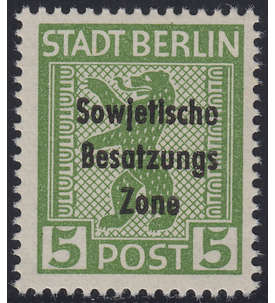 SBZ Nr. 200A III postfrisch ** Plattenfehler