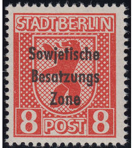 SBZ Nr. 202 IV postfrisch ** Plattenfehler