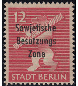 SBZ Nr. 204 IV postfrisch ** Plattenfehler