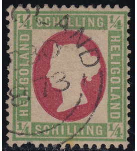 Helgoland Nr. 8F gestempelt mit Fotoattest Mller