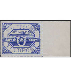 Deutsches Reich Feldpost Nr. 13 vom Seitenrand postfrisch geprft