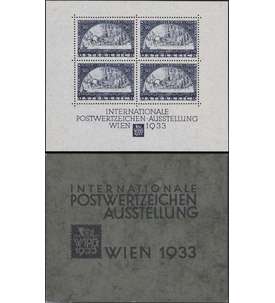sterreich Block 1 postfrisch ** WIPA - Block von 1933 geprft und signiert