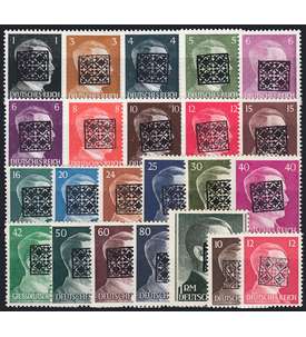 Deutsche Lokalausgabe Wurzen (Nr. 1-22) postfrisch geprft u. signiert