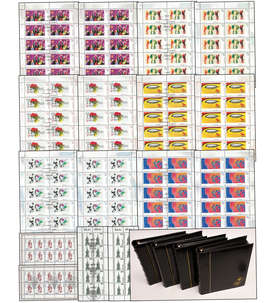 BRD Bund 10er-Kleinbogen 1994-2000 Doppelsammlung in 4 Postalben