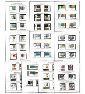 BRD Bund Doppel-Kollektion 1998-2018 in 8 Alben