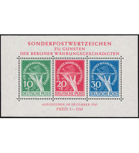 Berlin Block 1 postfrisch ** geprft und signiert Schlegel