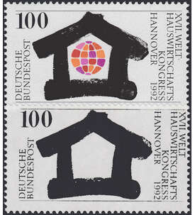 Farbabart fehlende Weltkugel BRD Nr. 1620 F