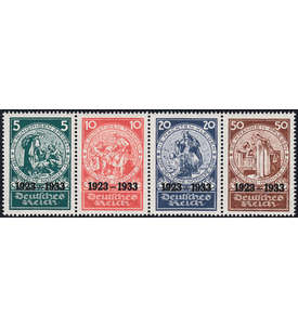 Deutsches Reich Nr. 508-511 postfrisch Viererstreifen