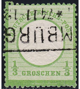 Deutsches Reich Nr. 17 b gestempelt mit Fotoattest echt, farbfrisch, sehr gut geprgt