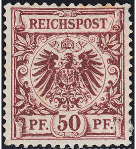 Deutsches Reich Nr. 50 b ungestempelt geprft und signiert