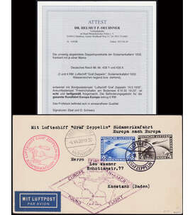 Deutsches Reich Nr. 438-439 gestempelt mit Farbfotoattest